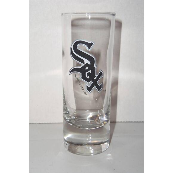 White Sox Black MLB Baseball Hunter 1997 Shot Glass -071409 - Picture 1 of 1